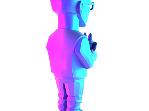 3D Printing Kasing Lung LABUBU ZIMOMO CREATOR The Monsters toy Model 3D
