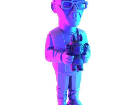 3D Printing Kasing Lung LABUBU ZIMOMO CREATOR The Monsters toy Model 3D