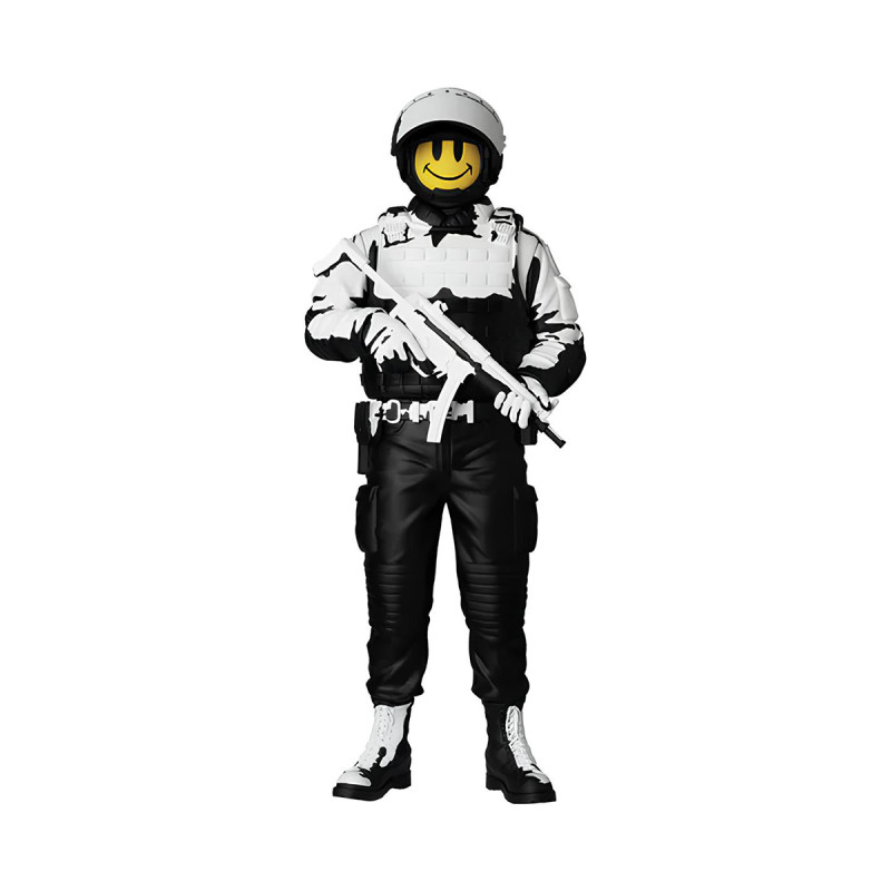 3D Printing Smiley Trooper Banksy Cop toy 3D Model .c4d .max .obj .3ds .fbx .stl .blend 