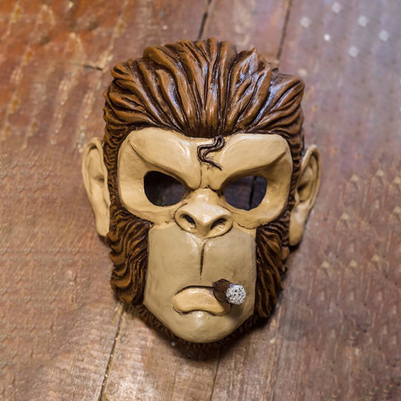 3D Printing GTA V Space Monkey Mask Cigar Chimp toy Modello 3D .c4d .max .obj .3ds .fbx .stl .blend 
