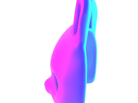 3D Printing Minimal Rabbit Stylized Bunny Mask toy 3D Modell