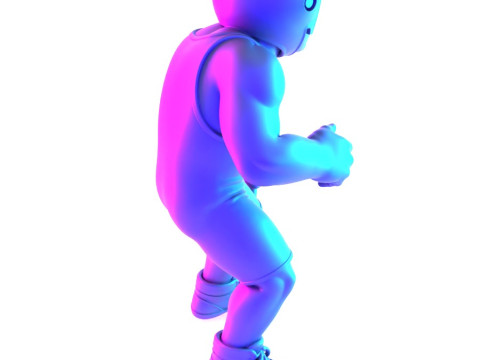 Jouet d'impression 3D des combattants amateurs de Westling Modèle 3D