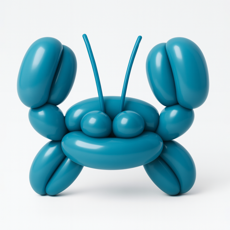3D Printing Sea Crab Balloon Decoration Props Second Life toy 3D Model .c4d .max .obj .3ds .fbx .stl .blend 