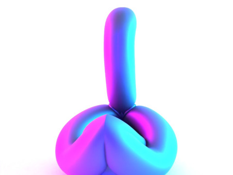 3D Printing Glam Swan Balloon Decoration Props Second Life toy 3D 模型