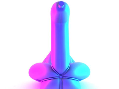 3D Printing Glam Swan Balloon Decoration Props Second Life toy 3D Model