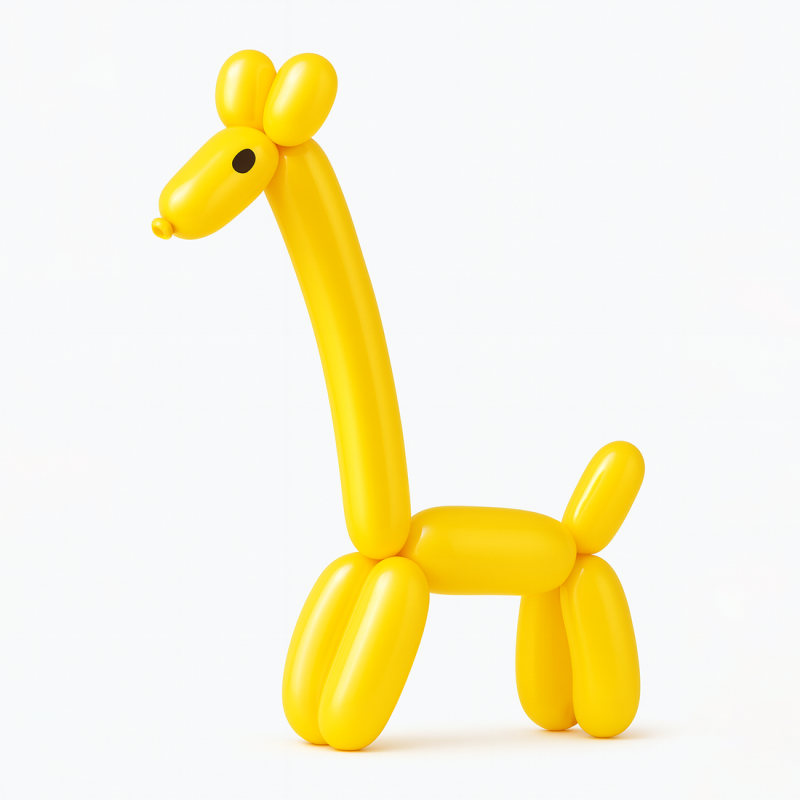 3D Printing Lemon Giraffe Balloon Decoration Props Second Life toy 3D Модель .c4d .max .obj .3ds .fbx .stl .blend 