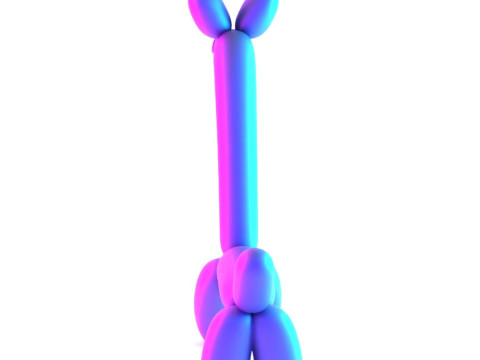 3D Printing Lemon Giraffe Balloon Decoration Props Second Life toy 3D Модель