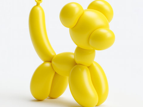 3D Printing Cat Kitty Whiskers Balloon Decoration Props Second Life toy Modelo 3D