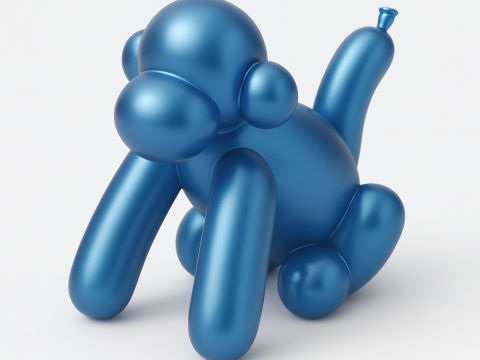 3D Printing Chimp Monkey Ape Balloon Decoration Props Second Life toy 3D 模型