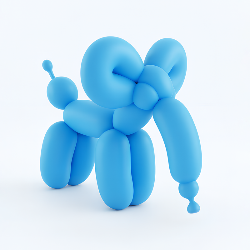 3D Printing Cloud Elephant Balloon Decoration Props Second Life toy Modelo 3D .c4d .max .obj .3ds .fbx .stl .blend