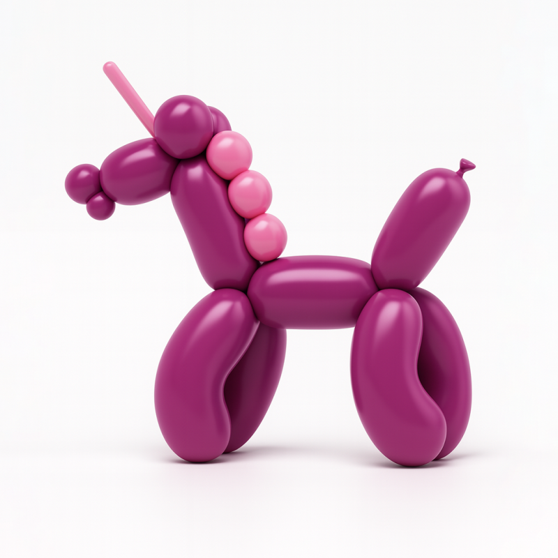 Stampa 3D Candy Unicorn Balloon Decorazione Puntelli Giocattolo Second Life Modello 3D .c4d .max .obj .3ds .fbx .stl .blend