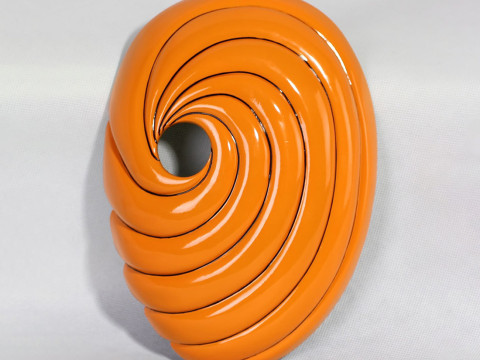 3D Printing Obito Tobi Uchiha Orange Swirl Mask Naruto Shippuden Akatsuki Sharingan Rinnegan toy 3D Модель