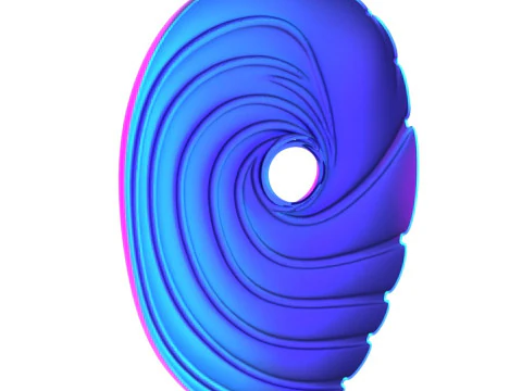 3D Printing Obito Tobi Uchiha Orange Swirl Mask Naruto Shippuden Akatsuki Sharingan Rinnegan toy 3D Model