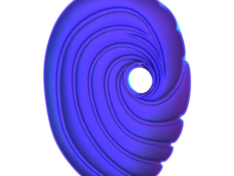 3D Printing Obito Tobi Uchiha Orange Swirl Mask Naruto Shippuden Akatsuki Sharingan Rinnegan toy 3Dモデル