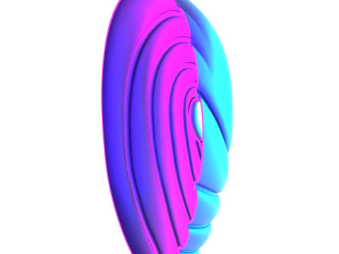 3D Printing Obito Tobi Uchiha Orange Swirl Mask Naruto Shippuden Akatsuki Sharingan Rinnegan toy 3Dモデル