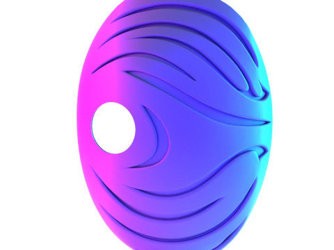 3D打印带土飞宇智波虎条纹面具火影忍者疾风传晓写轮眼轮回眼玩具 3D 模型