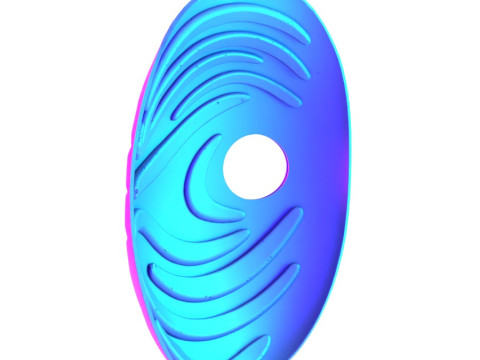 3D打印带土飞宇智波虎条纹面具火影忍者疾风传晓写轮眼轮回眼玩具 3D 模型