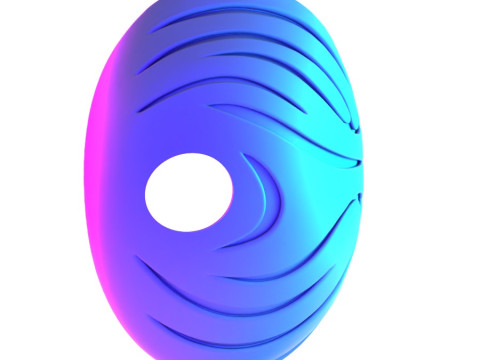 3D打印带土飞宇智波虎条纹面具火影忍者疾风传晓写轮眼轮回眼玩具 3D 模型