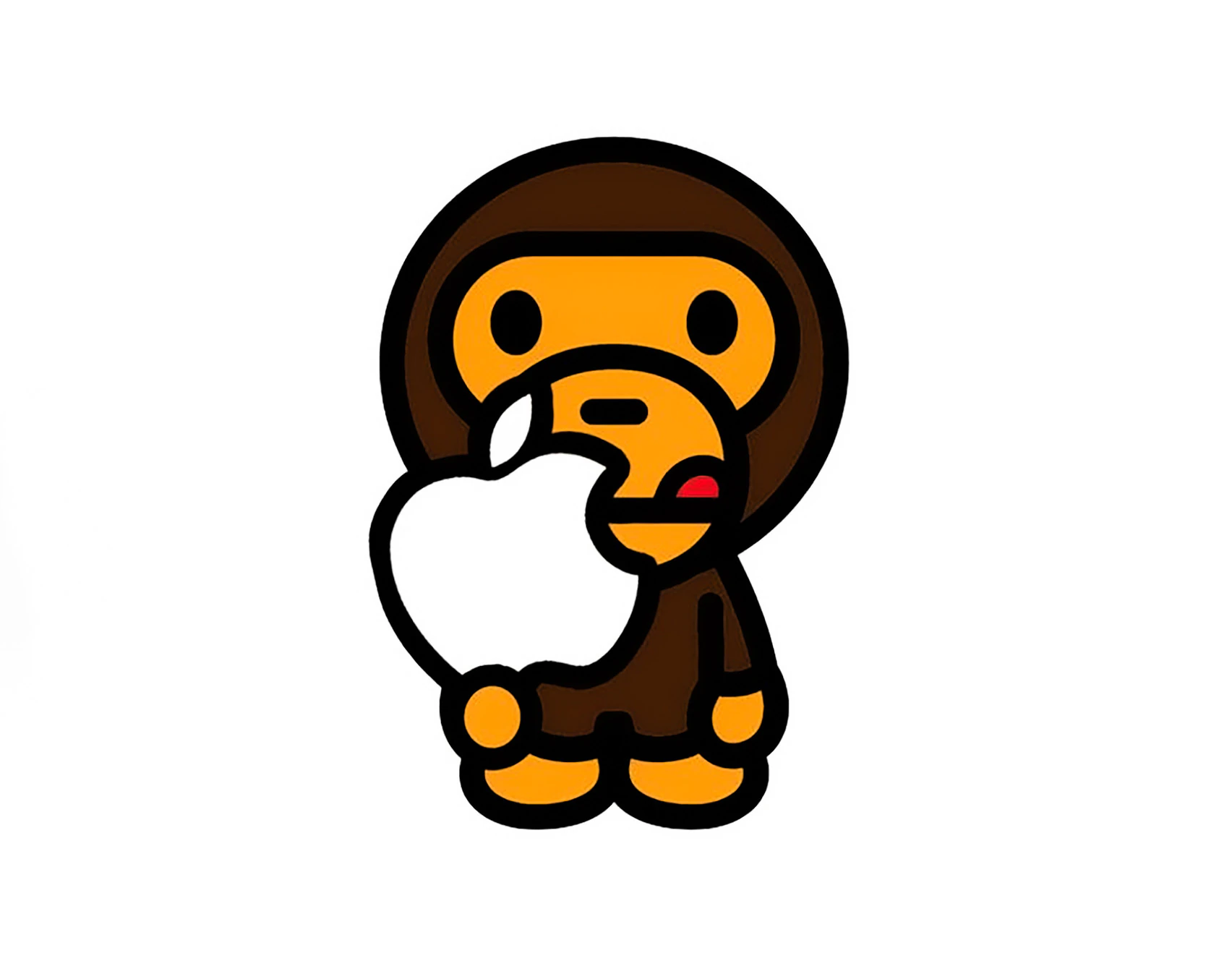 3D Printing Bape Milo Apple toy 3D Model .c4d .max .obj .3ds .fbx .stl .blend 