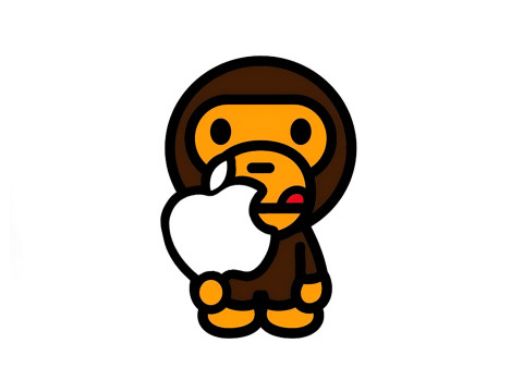 3D Printing Bape Milo Apple toy Modelo 3D