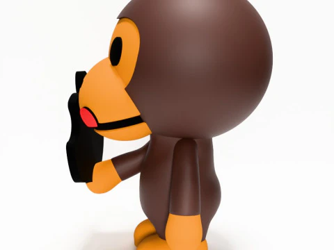 3D Printing Bape Milo Apple toy 3D Model