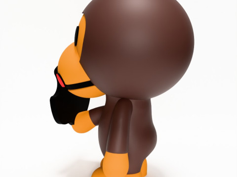 3D Printing Bape Milo Apple toy Modello 3D