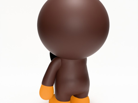 3D Printing Bape Milo Apple toy Modello 3D