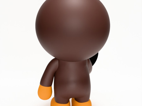 3D Printing Bape Milo Apple toy Modello 3D