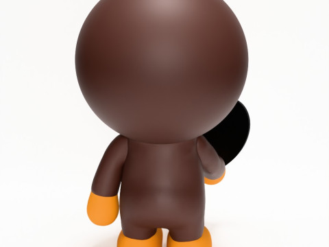 3D Printing Bape Milo Apple toy Modello 3D