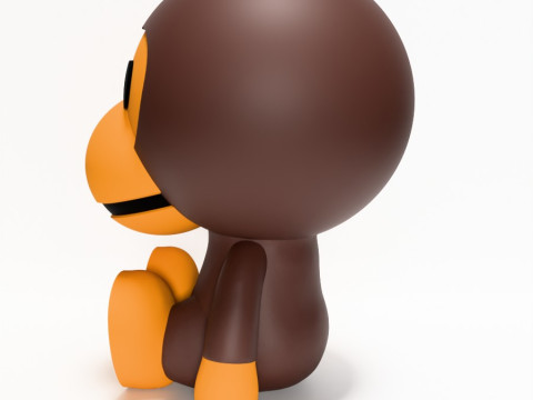 3D Printing Bape Milo and Bape Milo Seated toy Modelo 3D
