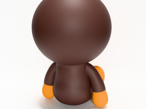 3D Printing Bape Milo and Bape Milo Seated toy Modelo 3D