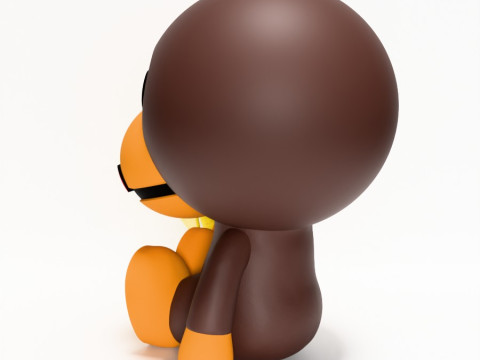 3D Printing Bape Milo Banana toy 3D Model