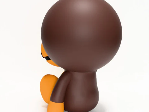 3D Printing Bape Milo Banana toy 3D Model