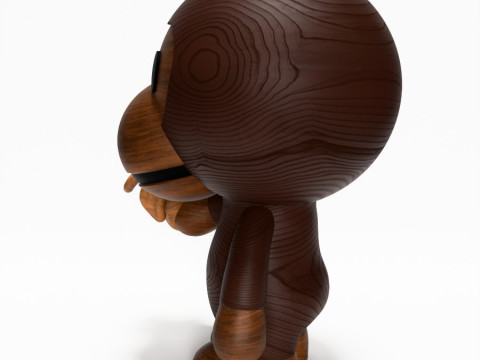 3D 프린팅 Bape Milo 바나나 나무 장난감 3D 모델