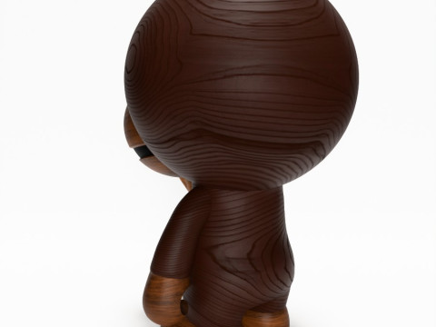 3D 프린팅 Bape Milo 바나나 나무 장난감 3D 모델