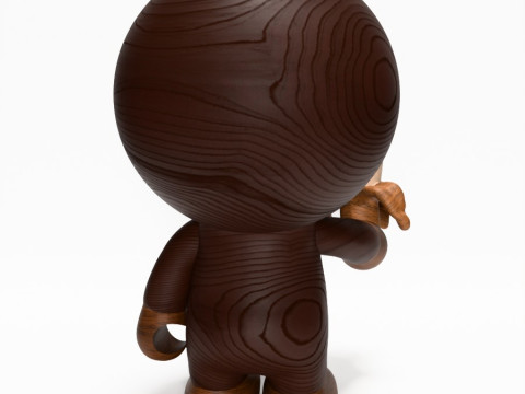 3D 프린팅 Bape Milo 바나나 나무 장난감 3D 모델