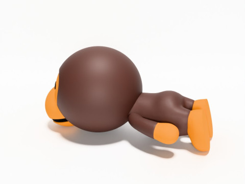 3D Printing Bape Milo Sleep 1 toy Modelo 3D