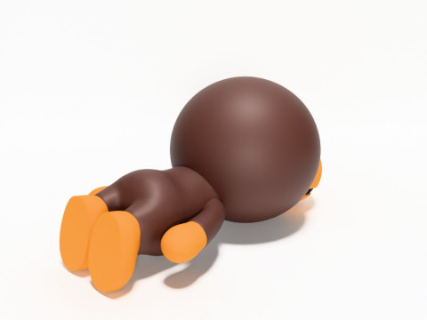 3D Printing Bape Milo Sleep 1 toy Modelo 3D