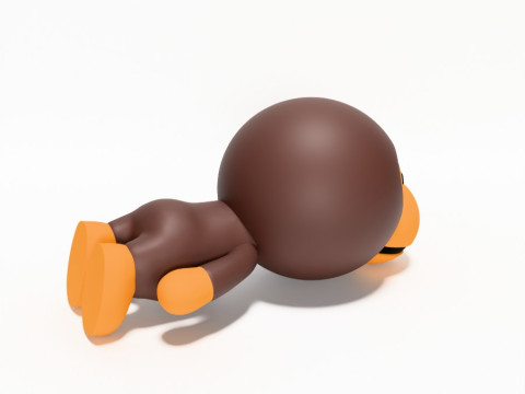 3D Printing Bape Milo Sleep 1 toy Modelo 3D