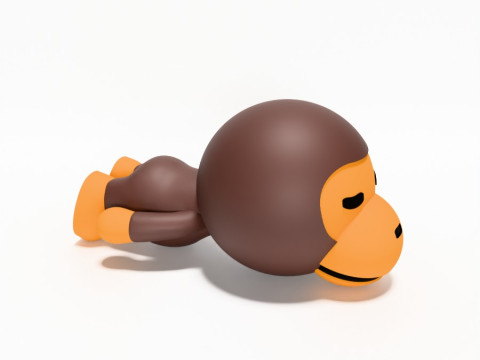 3D Printing Bape Milo Sleep 1 toy Modelo 3D