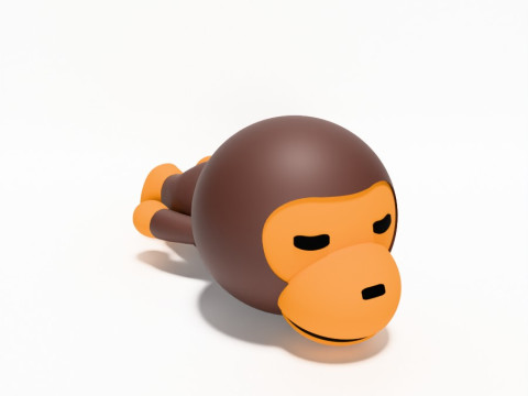 3D Printing Bape Milo Sleep 1 toy Modelo 3D
