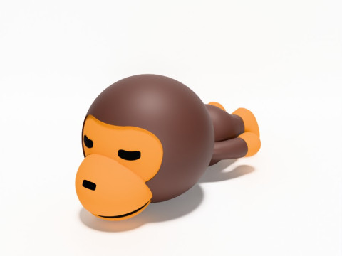3D Printing Bape Milo Sleep 1 toy Modelo 3D