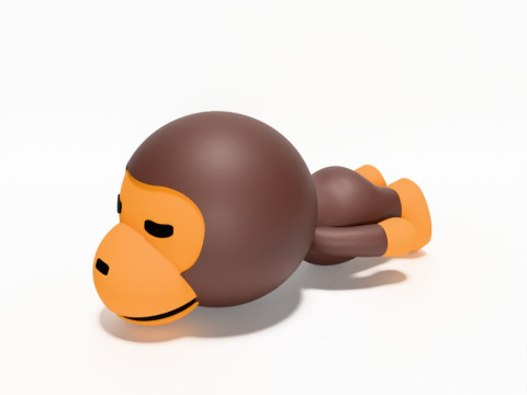 3D Printing Bape Milo Sleep 1 toy Modelo 3D
