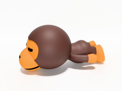 3D Printing Bape Milo Sleep 1 toy Modelo 3D
