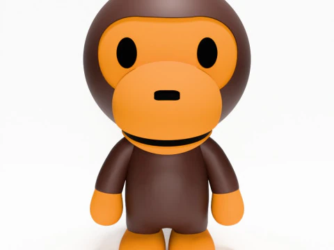 3D Printing Bape Milo toy 3D Model