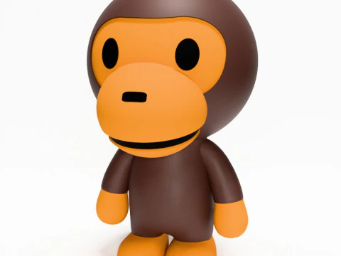 3D Printing Bape Milo toy 3D Model