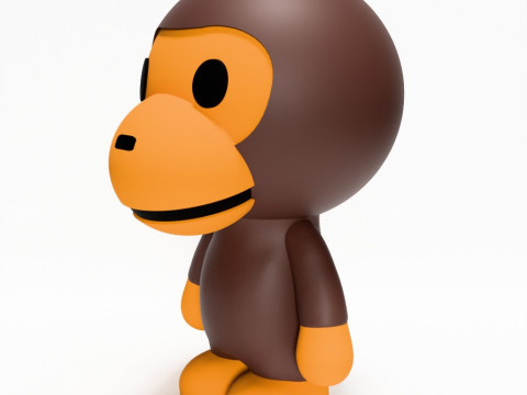 3D-Druck Bape Milo Spielzeug 3D Modell