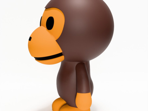 3D-Druck Bape Milo Spielzeug 3D Modell