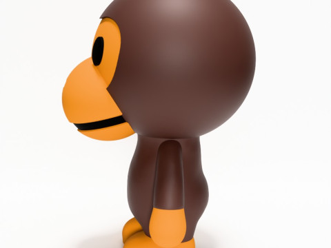 3D-Druck Bape Milo Spielzeug 3D Modell