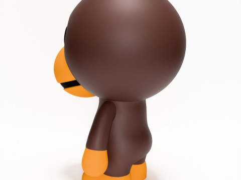 3D-Druck Bape Milo Spielzeug 3D Modell